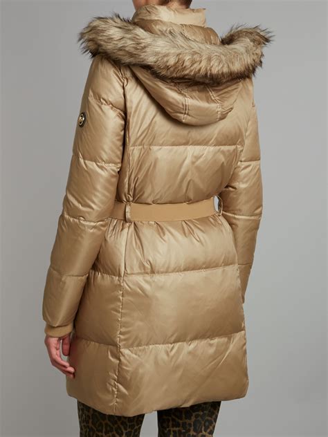 women's michael kors wool coat|Michael Kors padded coat women's.